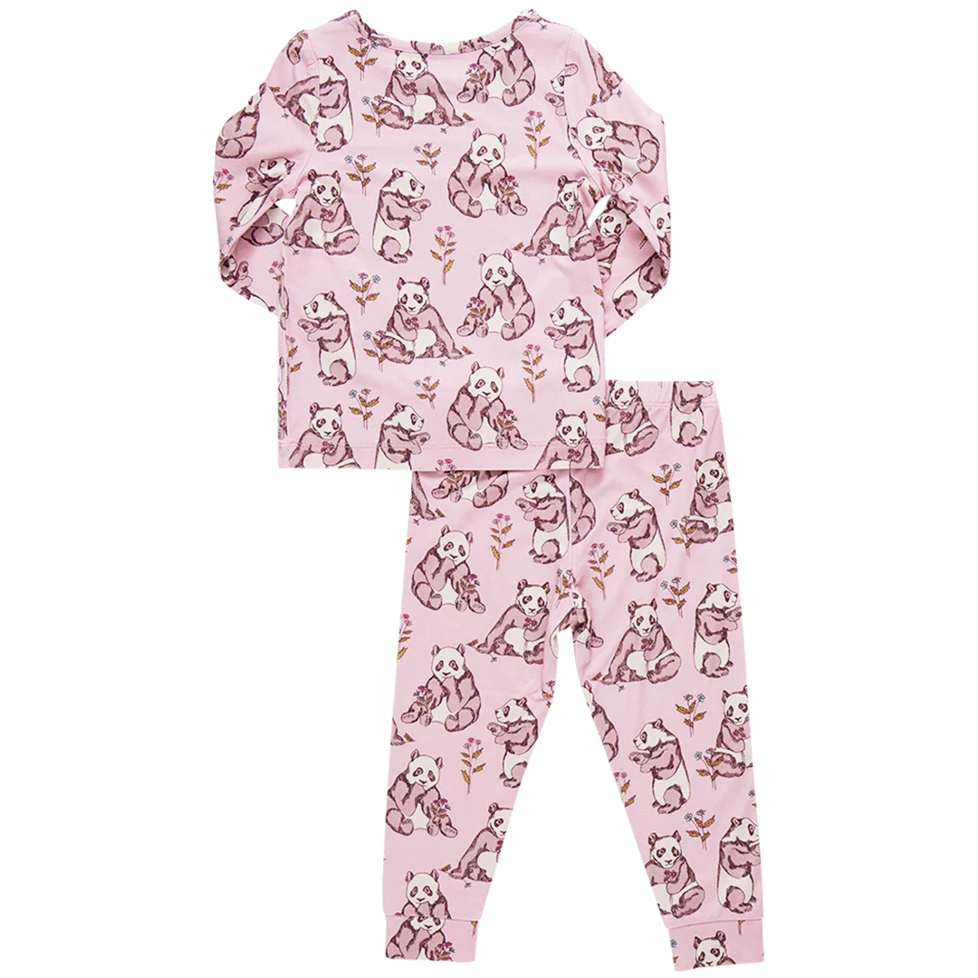 Kids Bamboo PJ Set - Pandas