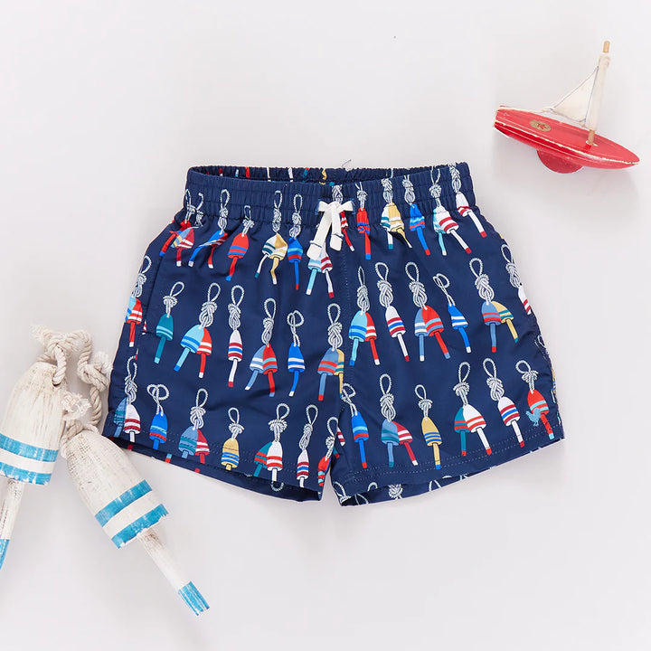 Baby Boys Swim Trunk - Navy Buoys