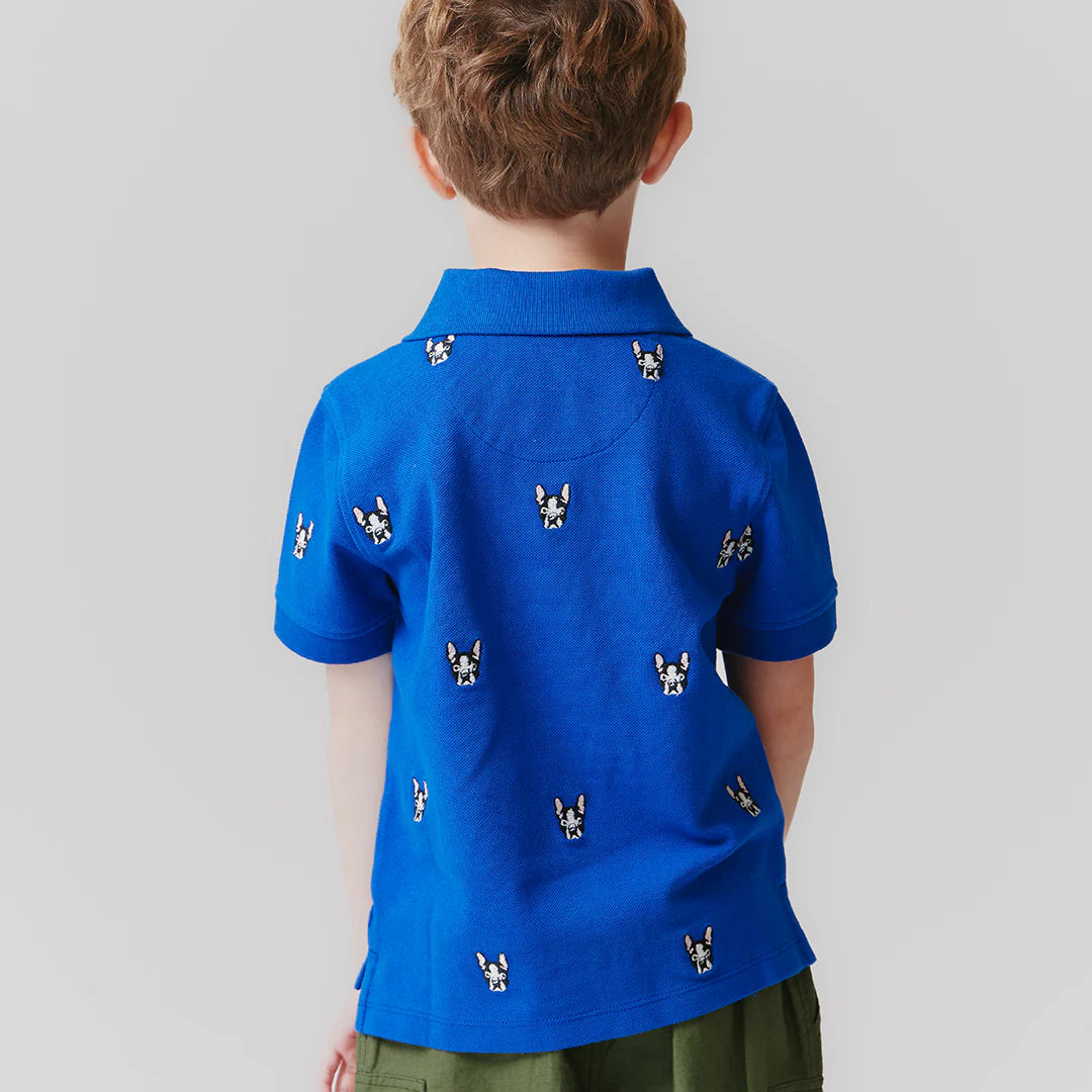 Boys Alec Shirt - Bulldog Embroidery