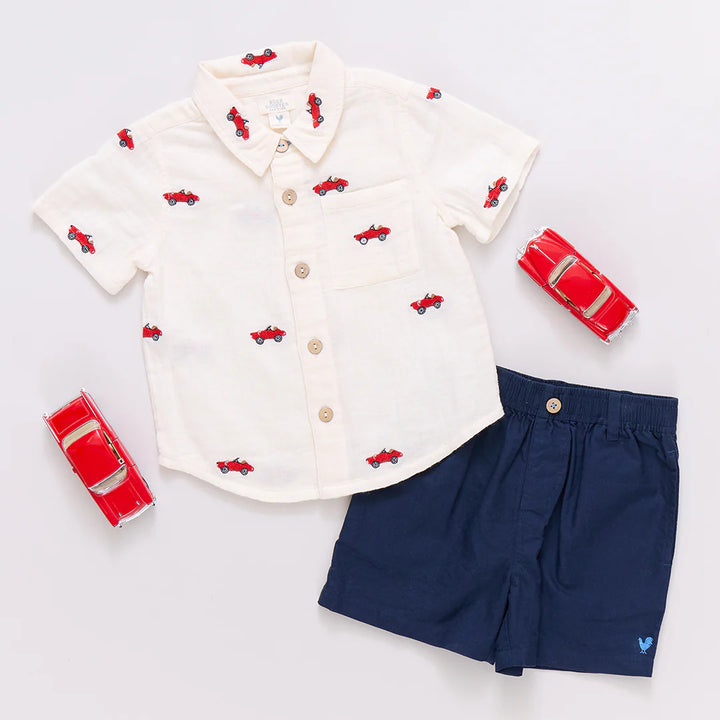 Baby Boys Jackson Shorts - Navy