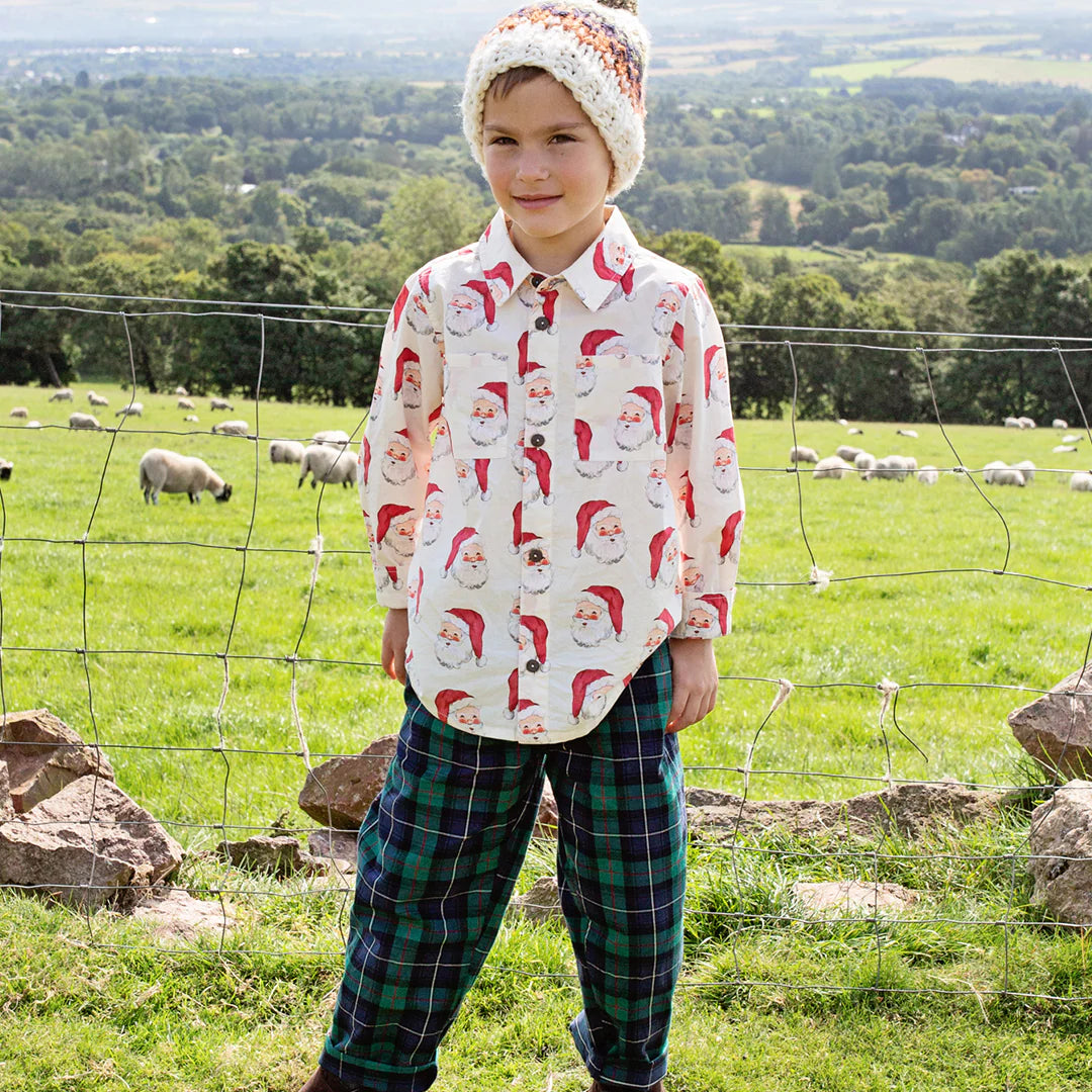 Boys Jackson Pant - Green Tartan