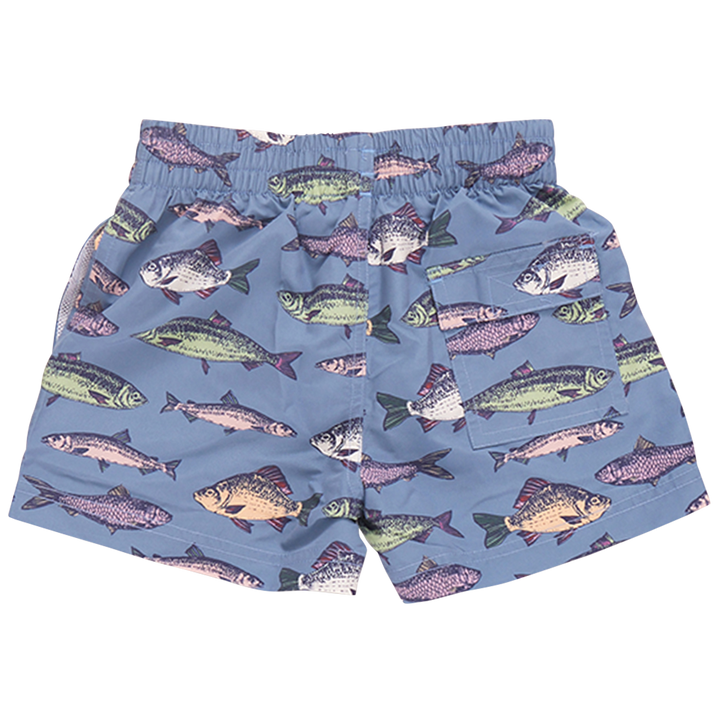 Baby Boys Swim Trunk - Bluestone Multi Fishies