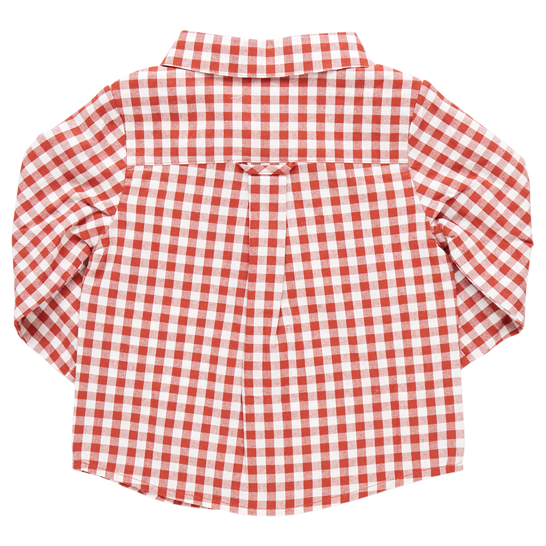 Boys Jack Shirt - Pony Gingham