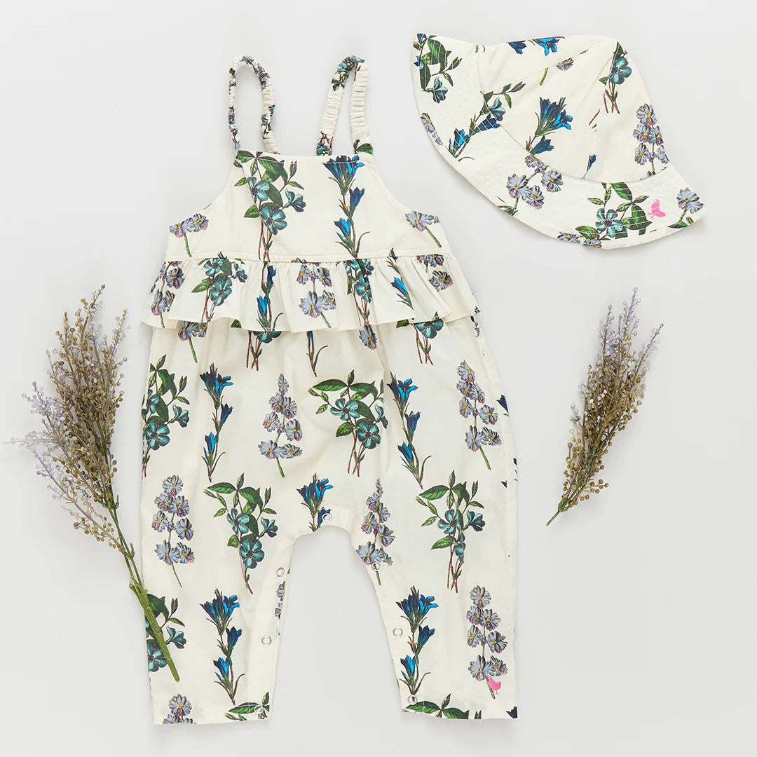 Baby Girls Brianne Jumper - Blue Botanical