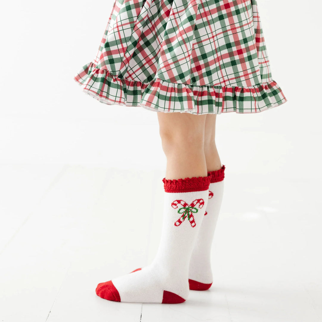 Candy Cane Lane Knee High Socks 3-Pack