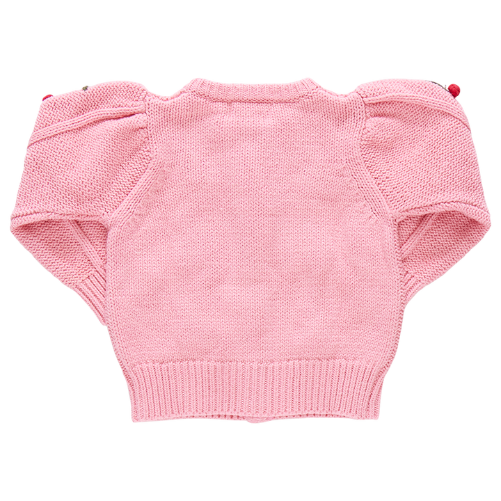 Girls Constance Sweater - Cherries