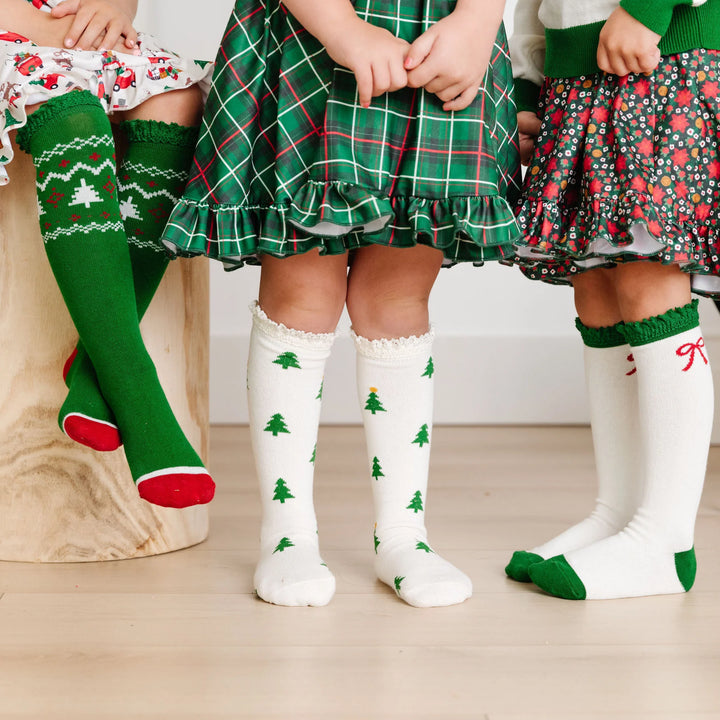 Tree Farm Knee High Socks 3-Pack