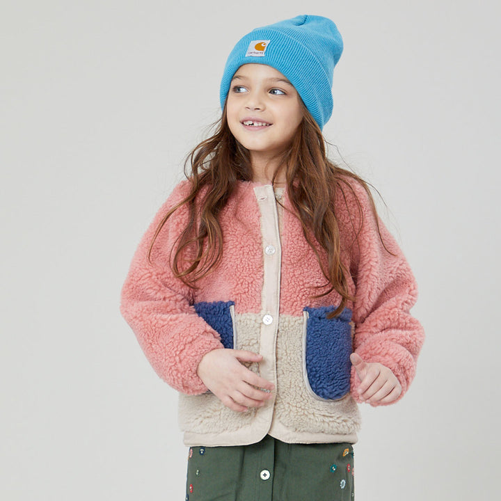 Girls Ruth Jacket - Pink Color Block