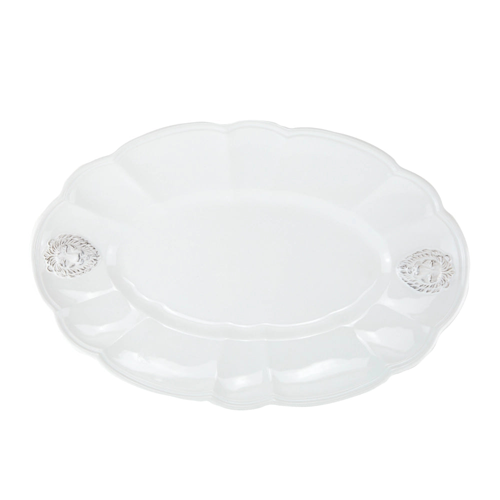 Renaissance Leone Oval Scalloped Platter