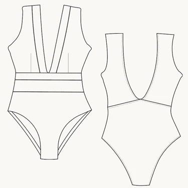 Harlow Deep Plunge One-Piece