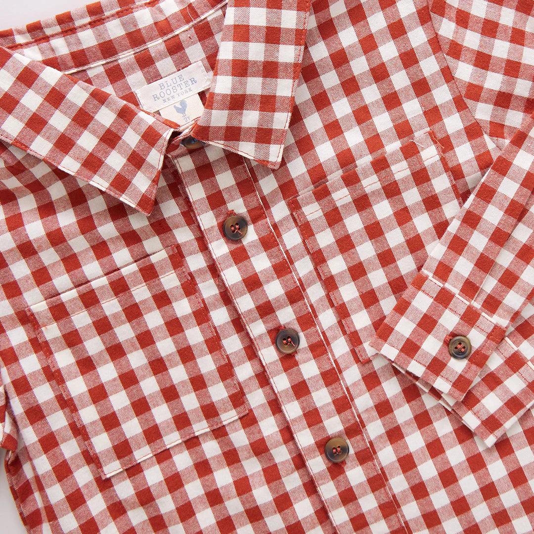 Boys Jack Shirt - Pony Gingham