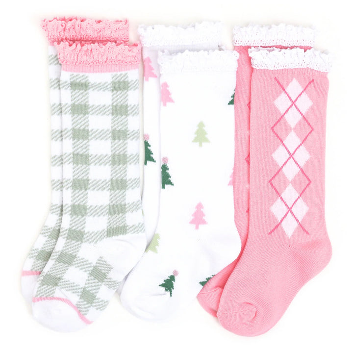 Winter Wonderland Knee High Socks 3-Pack