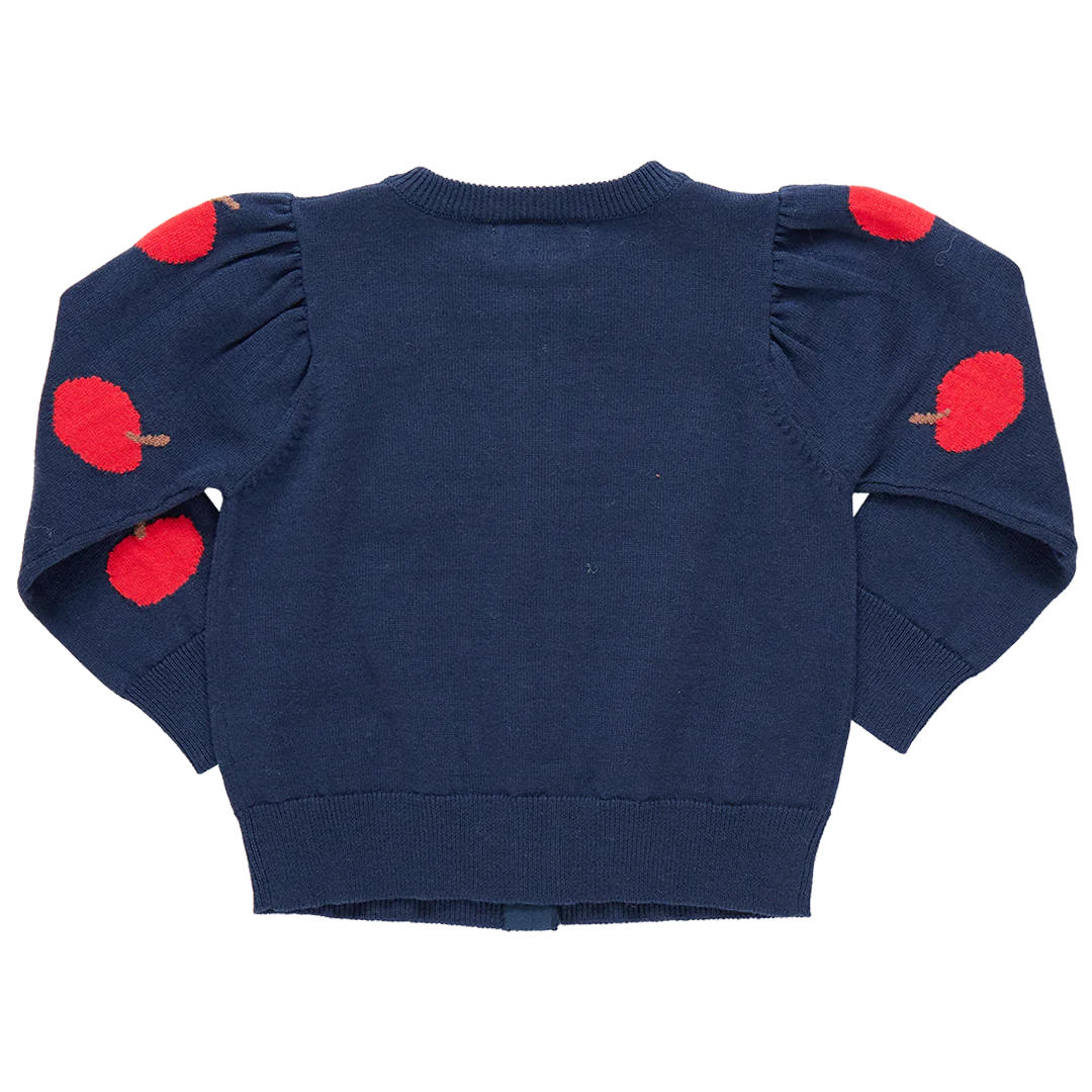 Girls Constance Sweater - Apples