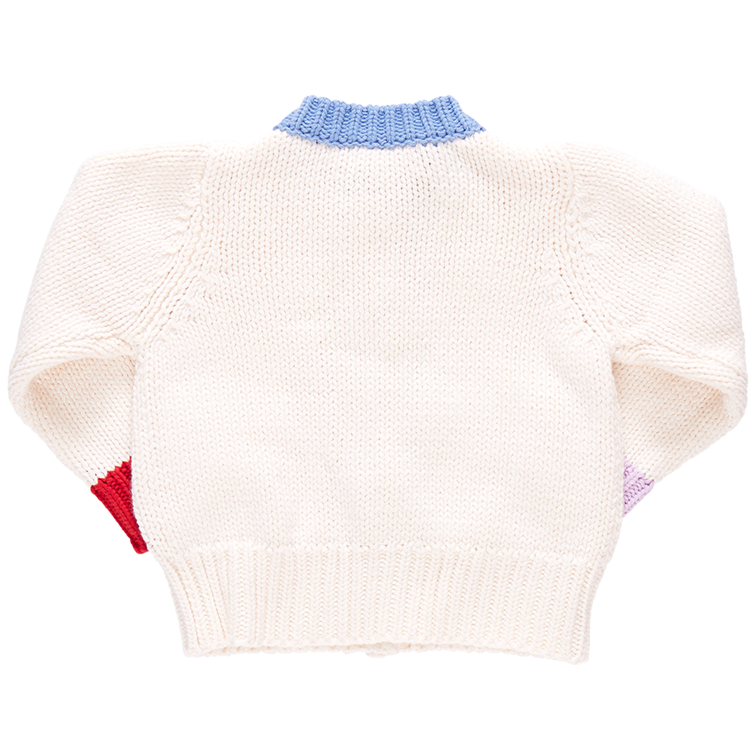 Girls Cali Colorblock Sweater - Multi Trim