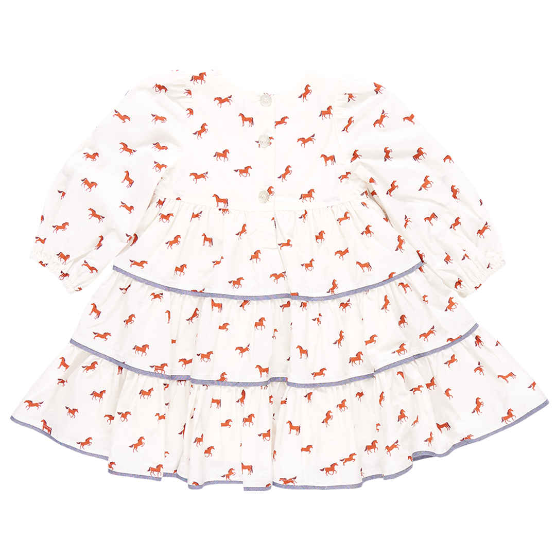 Girls Julia Dress - Tiny Horses