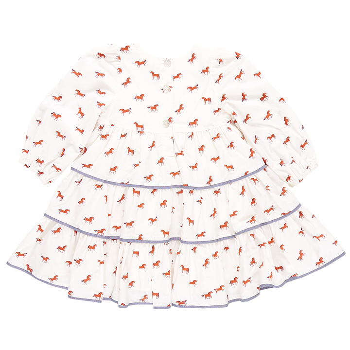 Girls Julia Dress - Tiny Horses