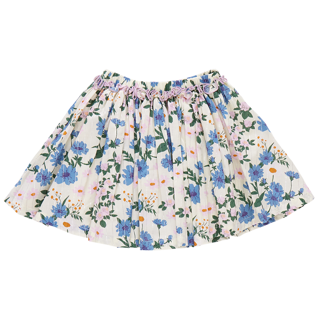 Girls Gianna Skirt - Melon Daisy Floral