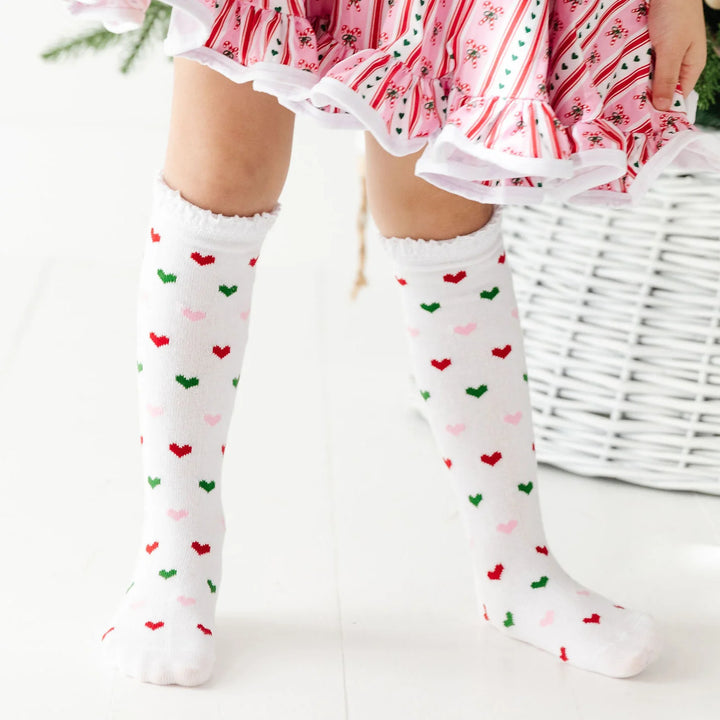 Candy Cane Lane Knee High Socks 3-Pack