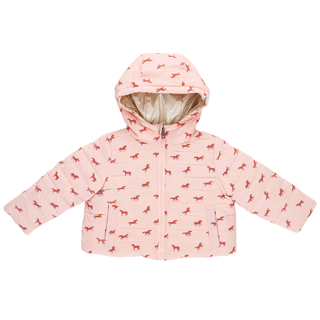 Kids Reversible Riley Jacket - Tiny Horses