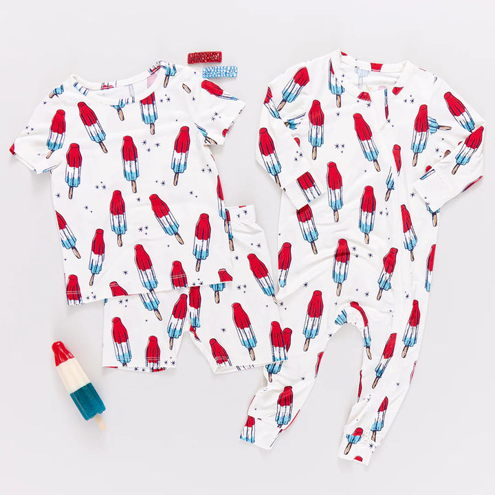 Kids Bamboo PJ Set - Rocket Pop