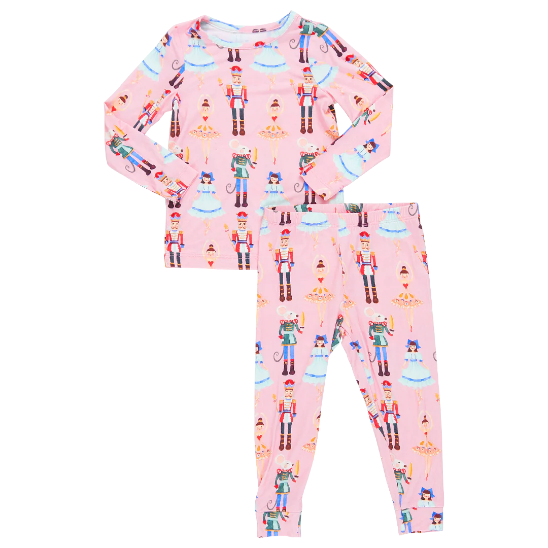 Kids Bamboo PJ Set - Toy Nutcracker