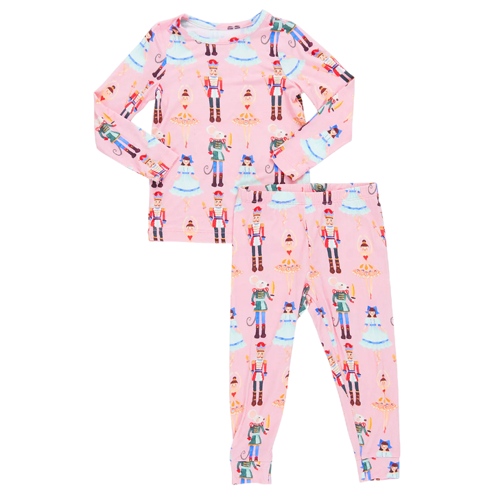 Kids Bamboo PJ Set - Toy Nutcracker