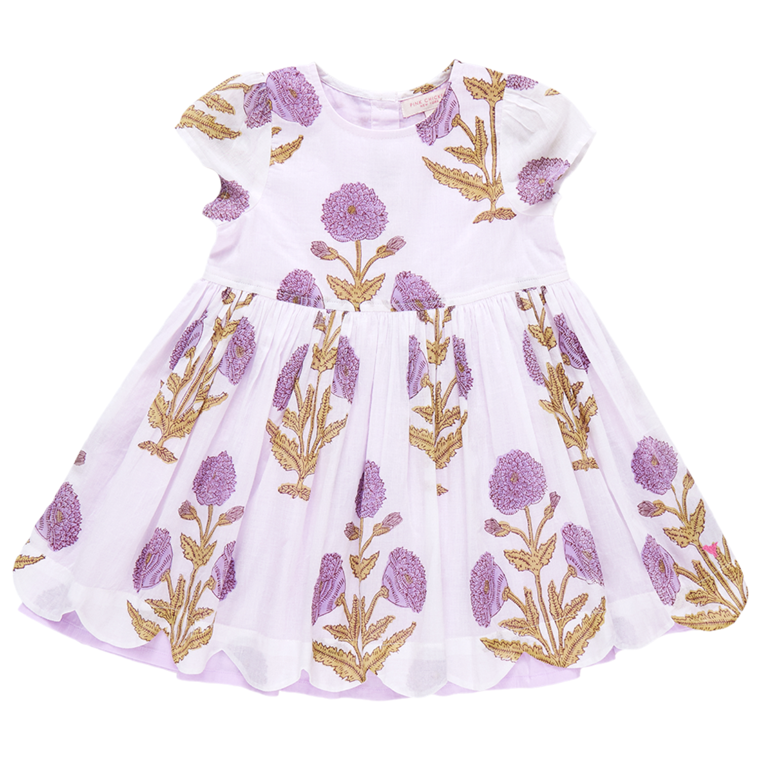 Girls Marisol Dress - Lavender Dandelion