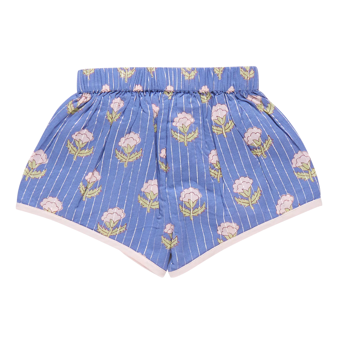 Girls Millie Short - Periwinkle Small Bud