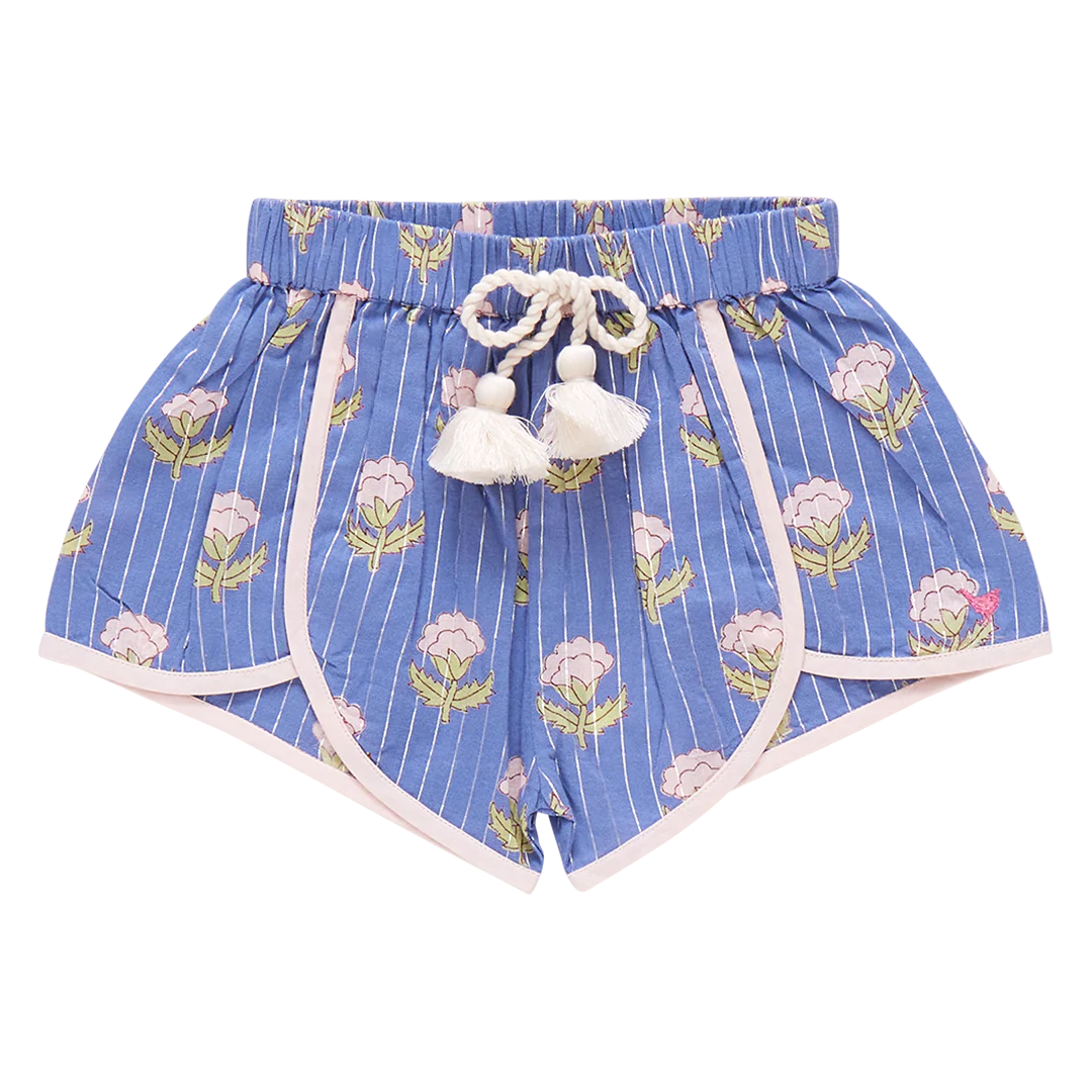 Girls Millie Short - Periwinkle Small Bud