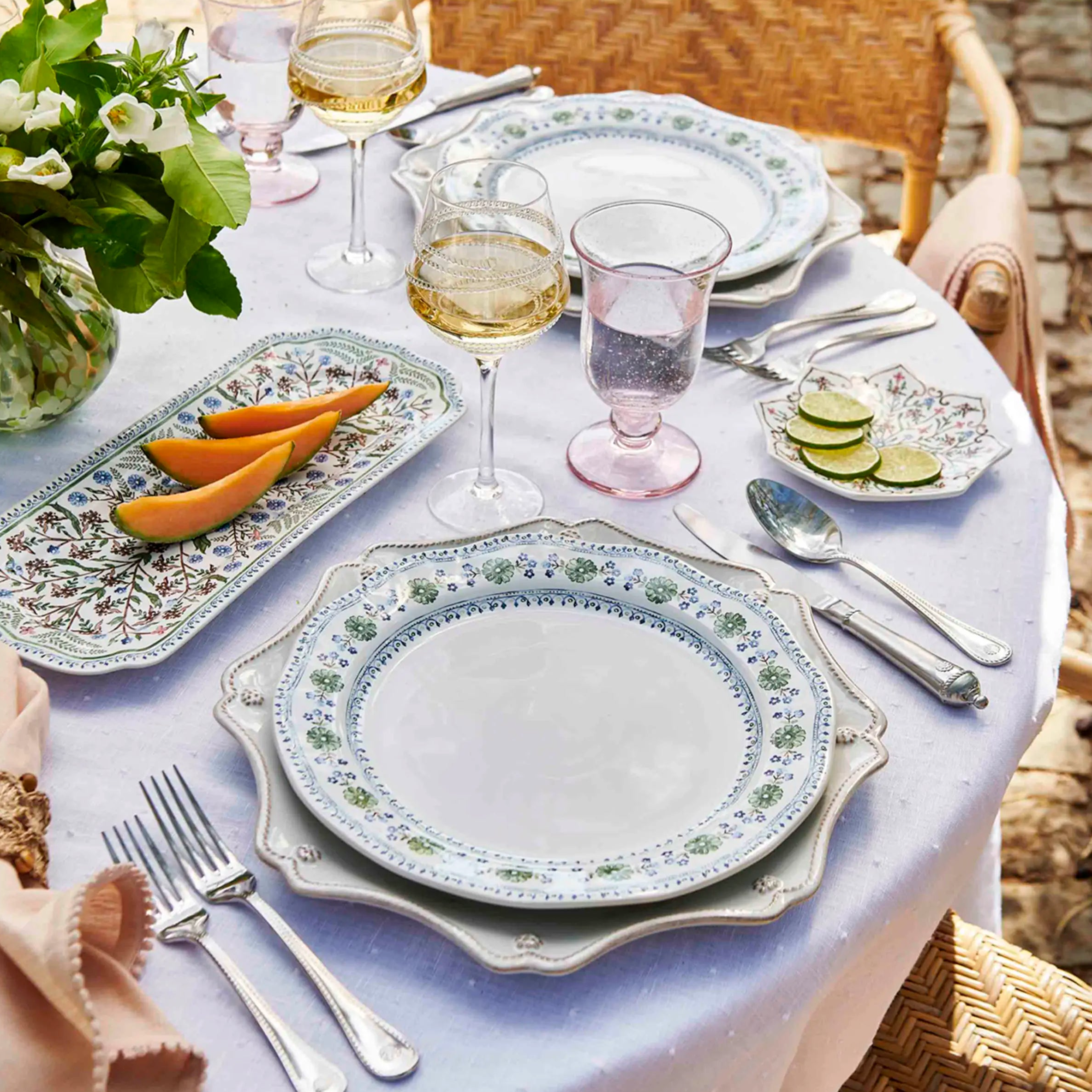 Villa Seville Dinner Plate - Chambray