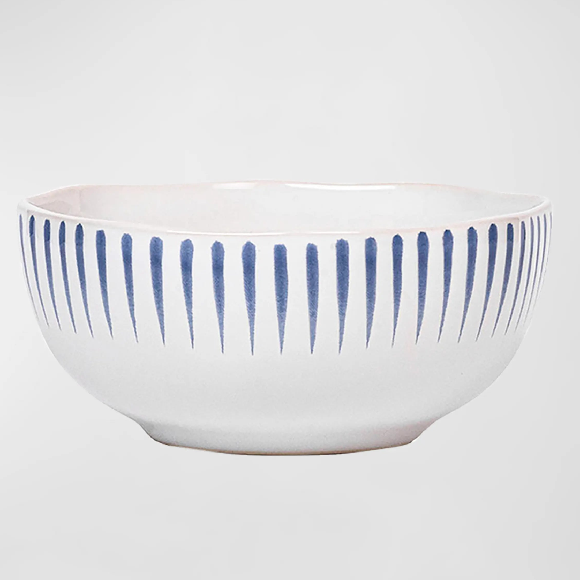 Sitio Stripe Cereal/Ice Cream Bowl - Delft Blue