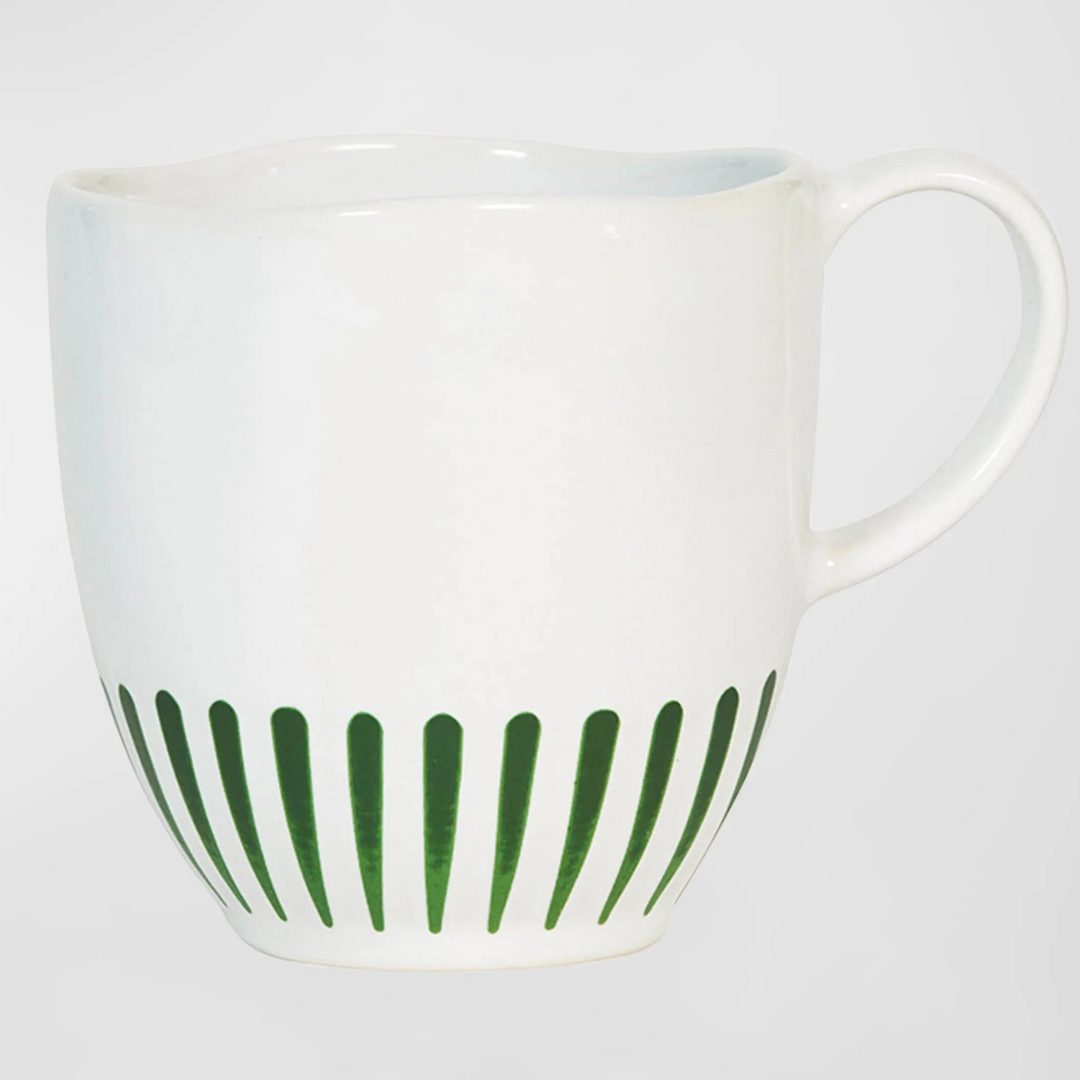 Sitio Stripe Mug - Basil