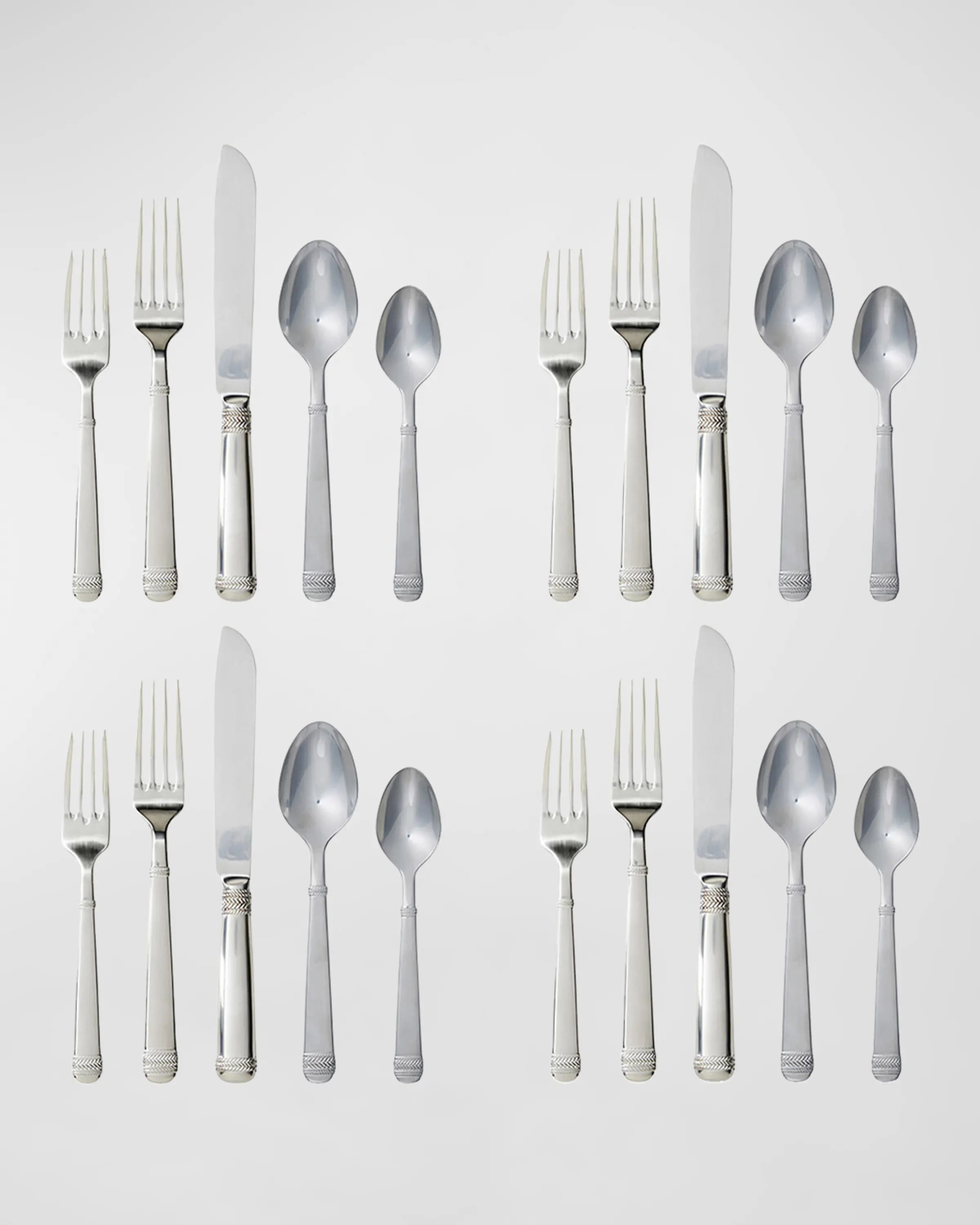 Le Panier 20pc Place Setting - Bright Satin