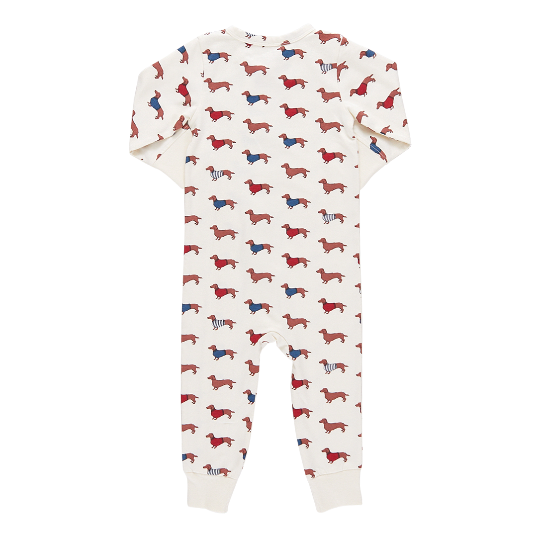 Baby Organic Romper - Sweater Dogs