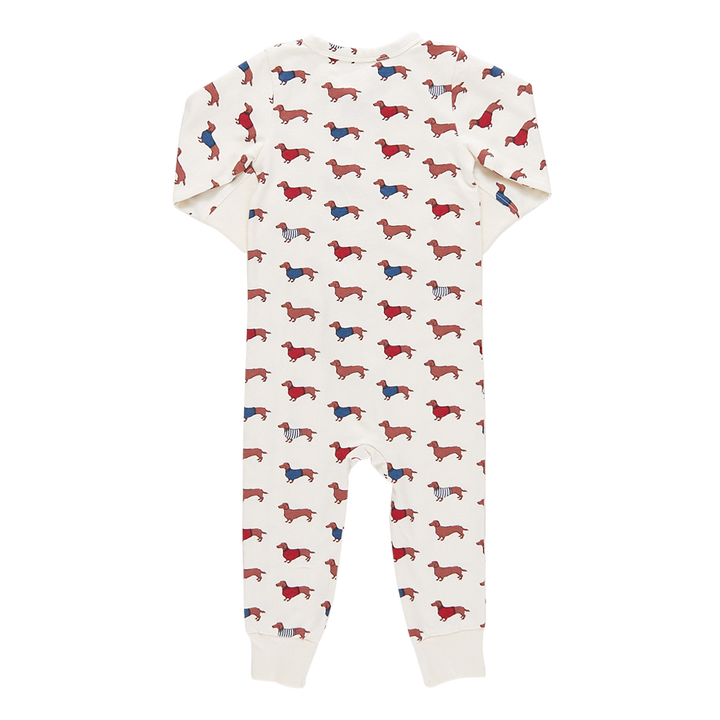 Baby Organic Romper - Sweater Dogs