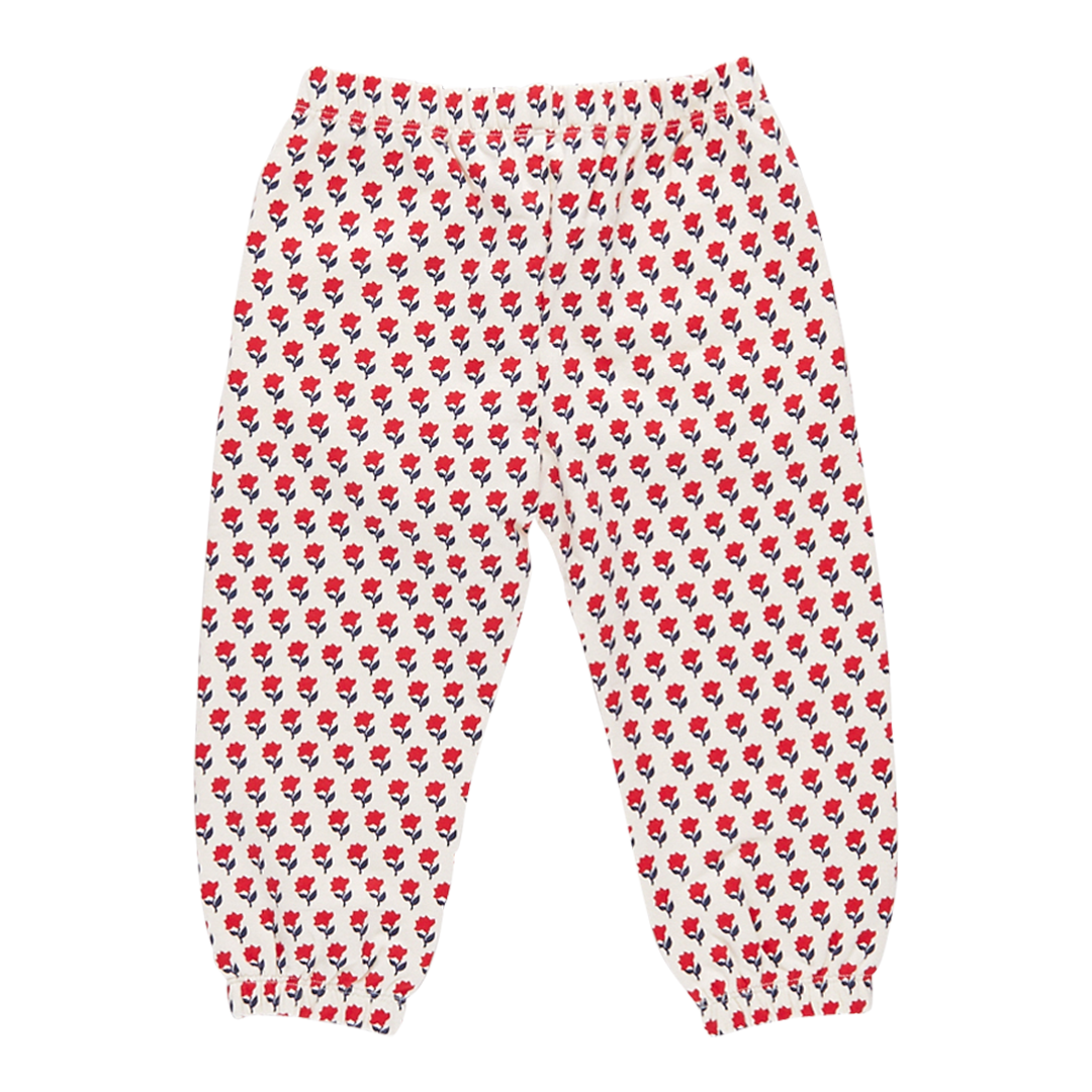 Girls Organic Sweatpants - Tiny Flower