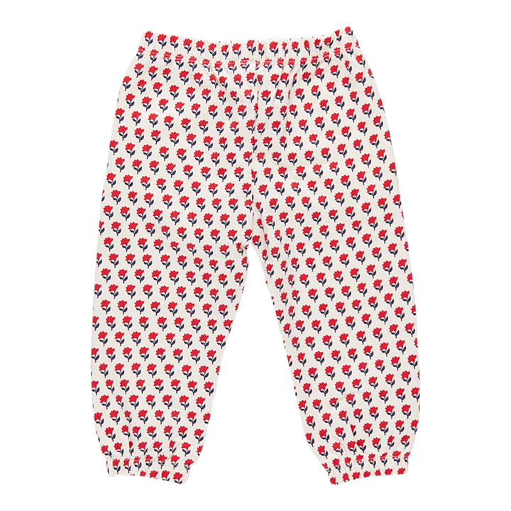 Girls Organic Sweatpants - Tiny Flower