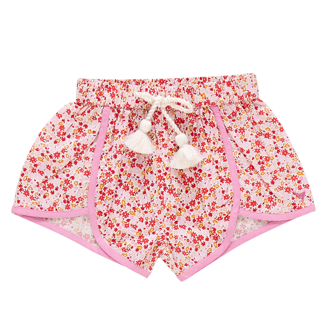 Girls Millie Short - Pink Mini Ditsy