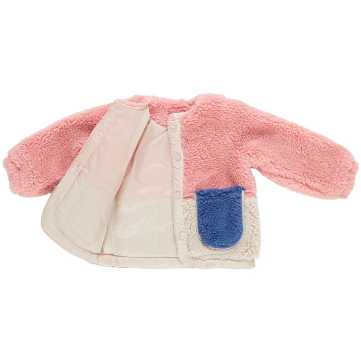 Girls Ruth Jacket - Pink Color Block