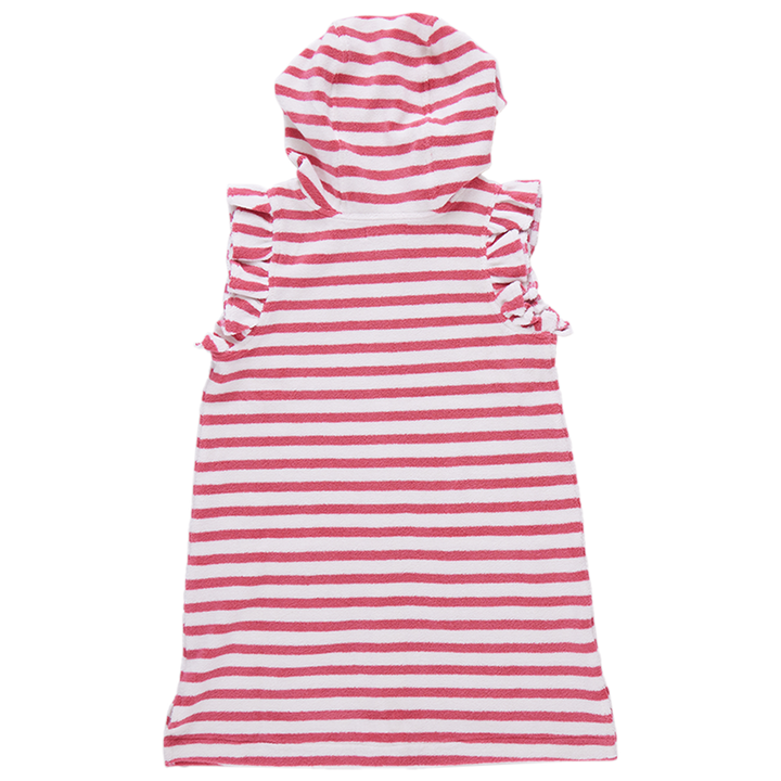 Girls Terry Coverup - Rapture Rose Stripe