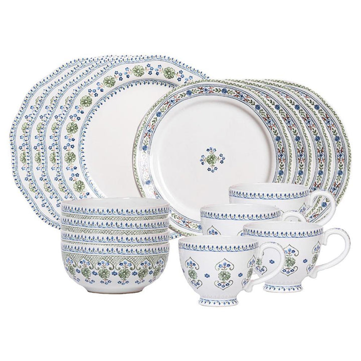 Villa Seville 16pc Place Setting - Chambray