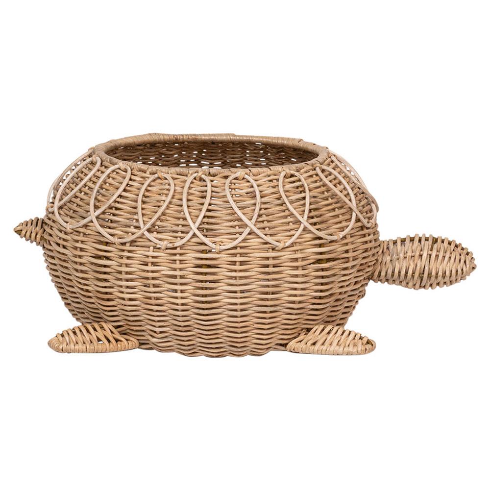 Provence Rattan Whitewash Turtle Bowl