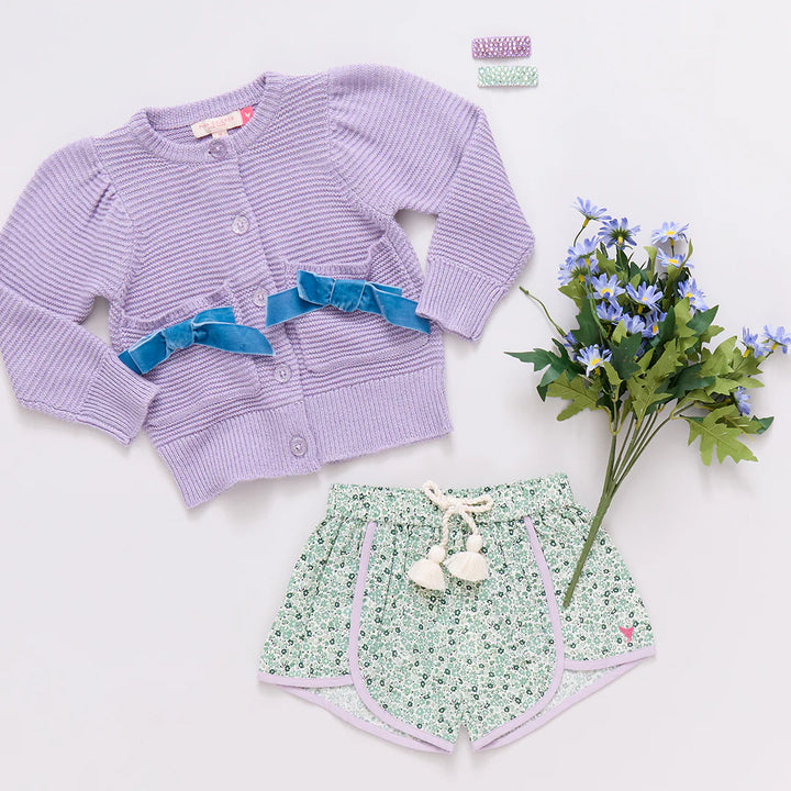 Girls Pocket Sweater - Bows