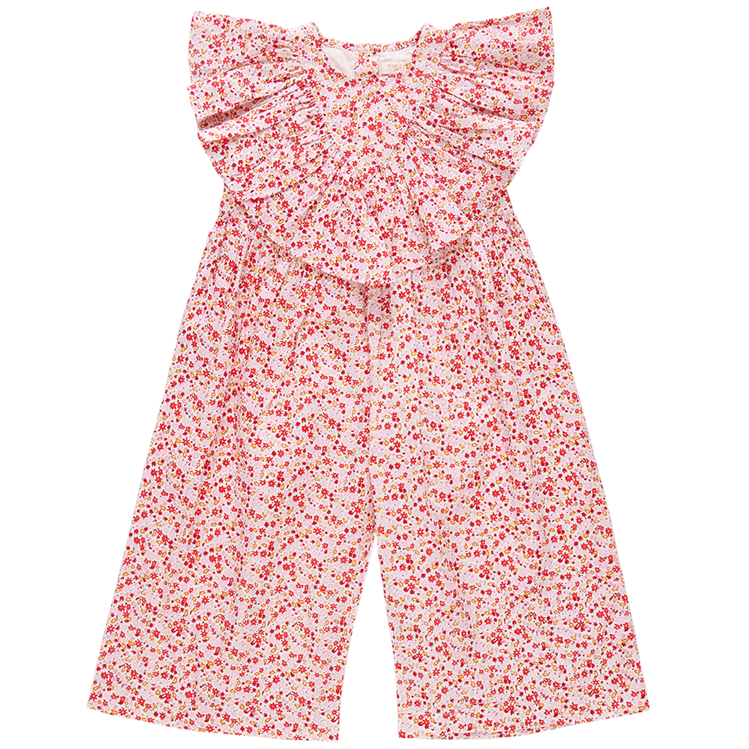 Girls Raphaela Jumper - Pink Mini Ditsy