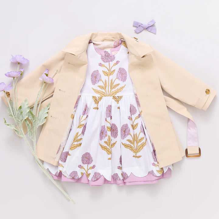 Girls Trudy Trench Coat - Beige