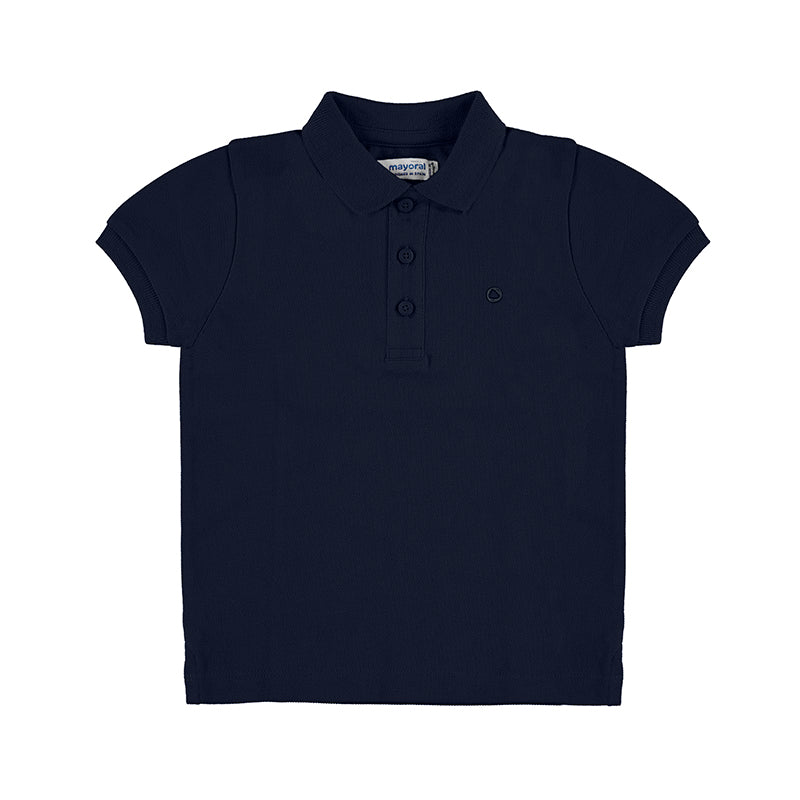 Short Sleeve Navy Polo