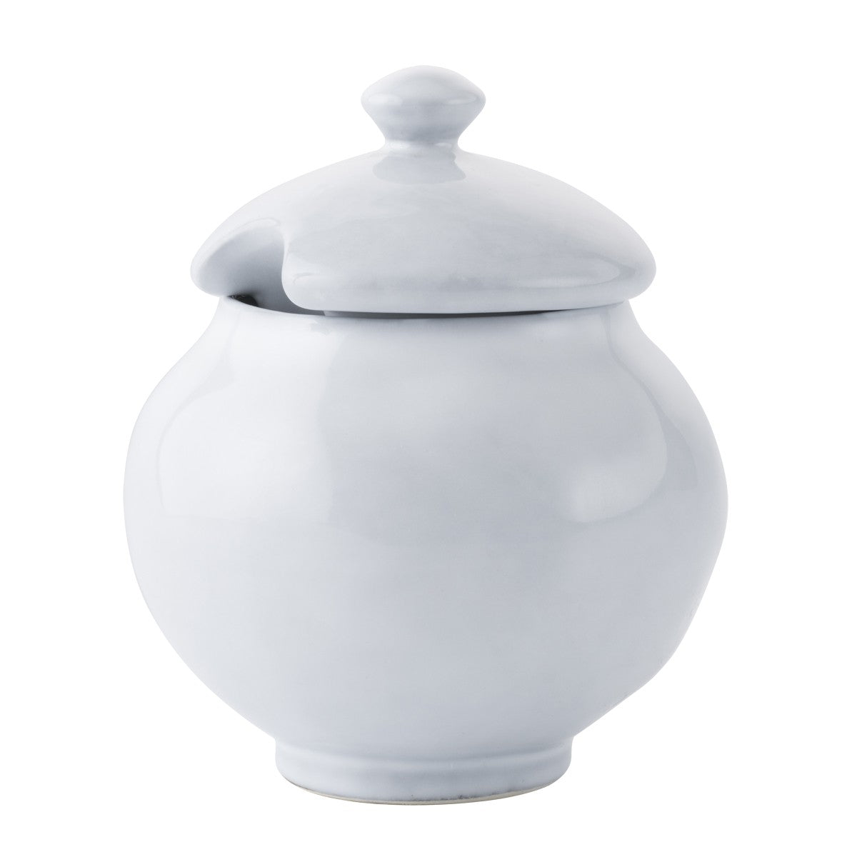 Quotidien White Truffle Lidded Sugar Bowl