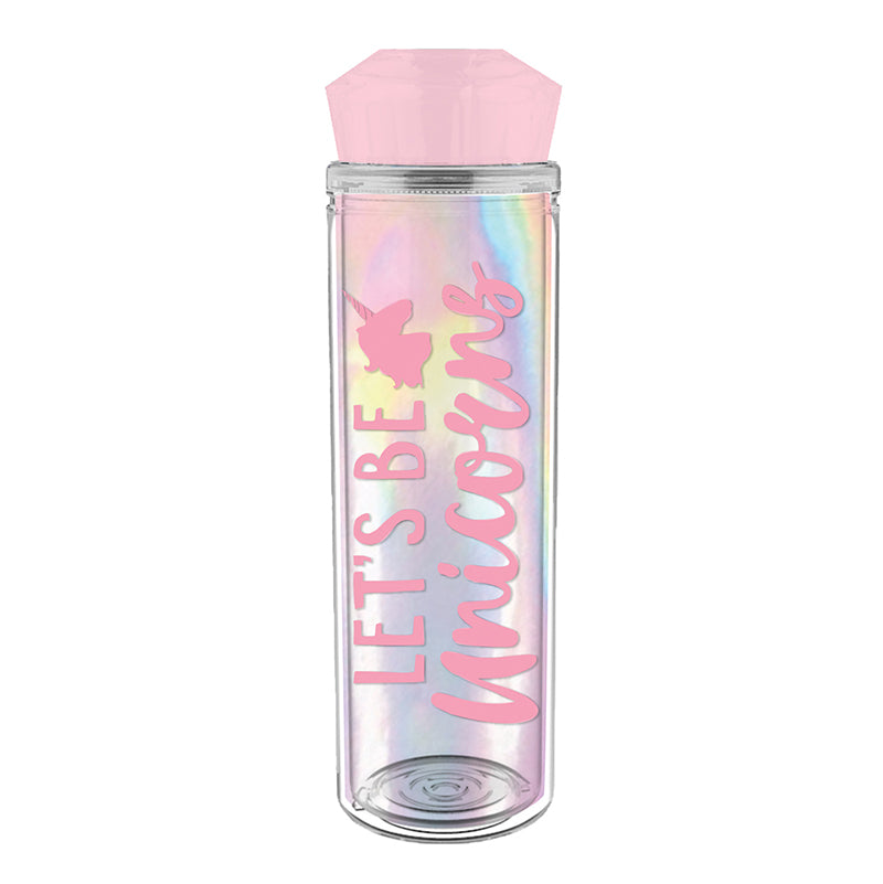 Let's Be Unicorns Water Bottle