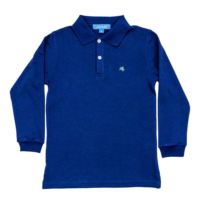 Royal Blue Long Sleeve Polo