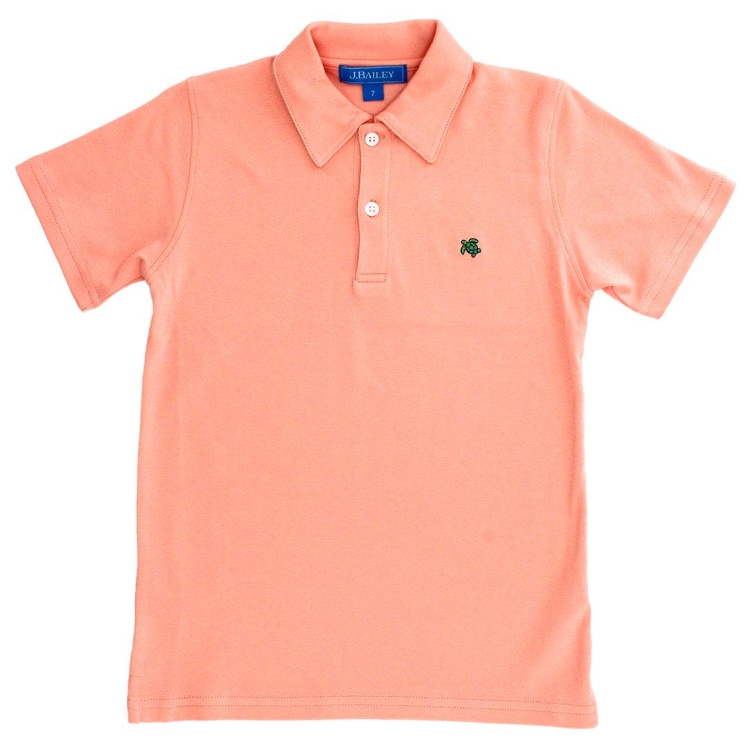 Cantaloupe Short Sleeve Henry Polo